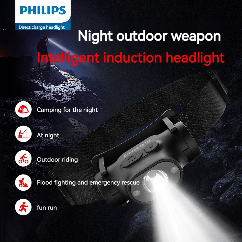 Philips LED Headlamp, Type-C Rechargeable (SFL1851)